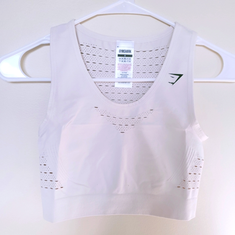 Gymshark Energy Seamless Crop Top - Cream
